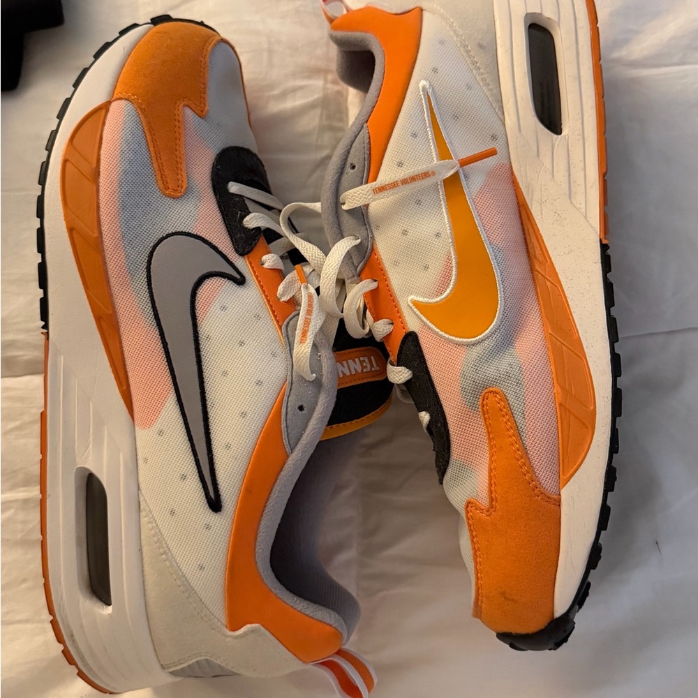 Nike Tennessee Vols Orange and White Sneakers worn 1 time